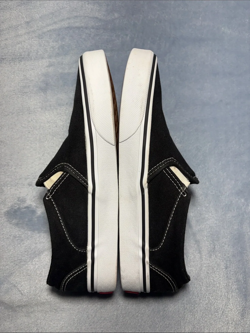 Vans Women's Black Canvas Slip-On Loafers